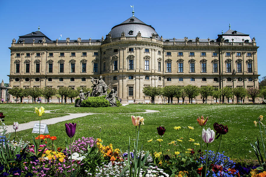 Flowers at Wurzburg Residence Photograph by Lisa Lemmons-Powers - Fine ...