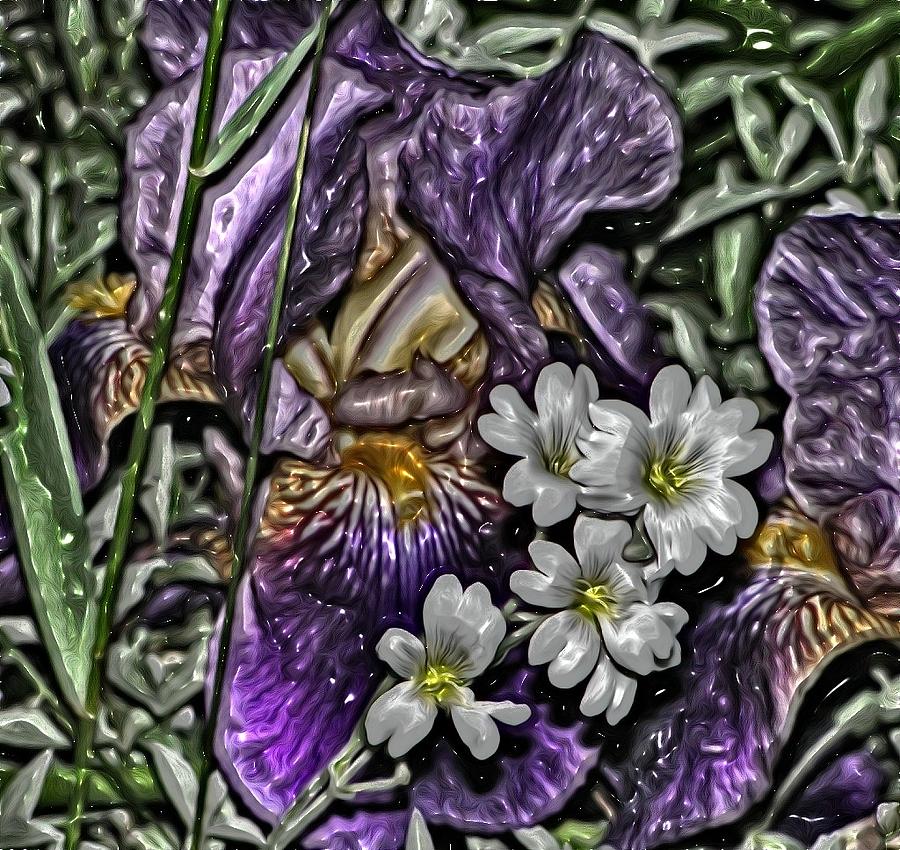 Flowers by Artful Oasis 4 Digital Art by Artful Oasis