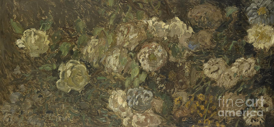 Flowers Painting by Claude Monet