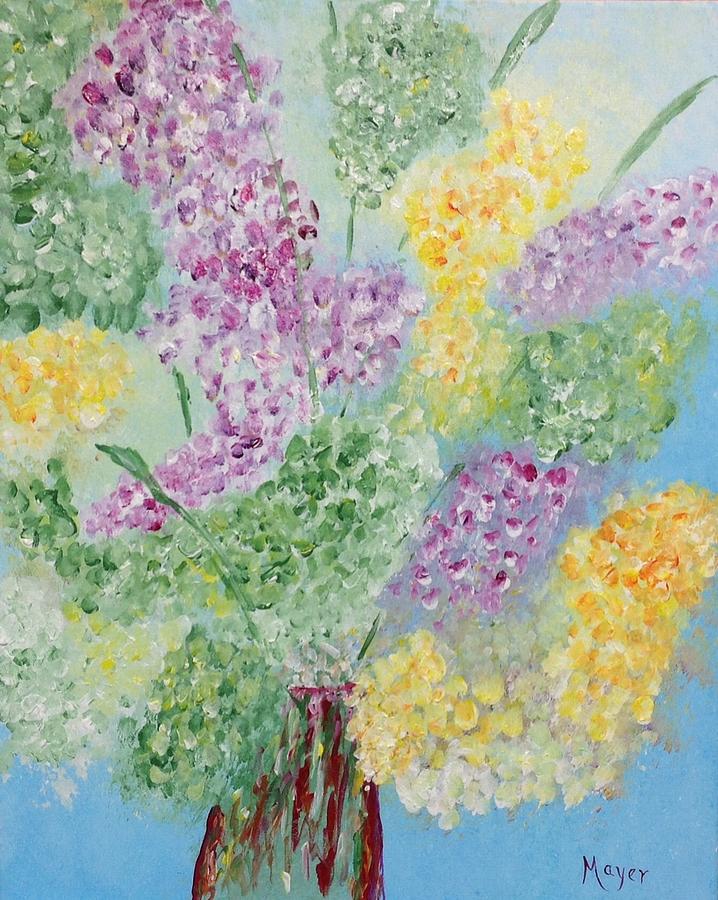 Flowers Painting by Deb Mayer