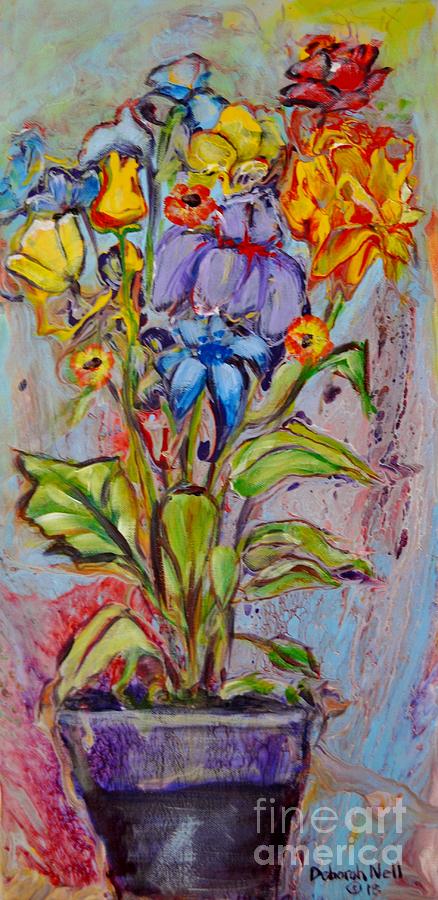 Flowers Painting by Deborah Nell