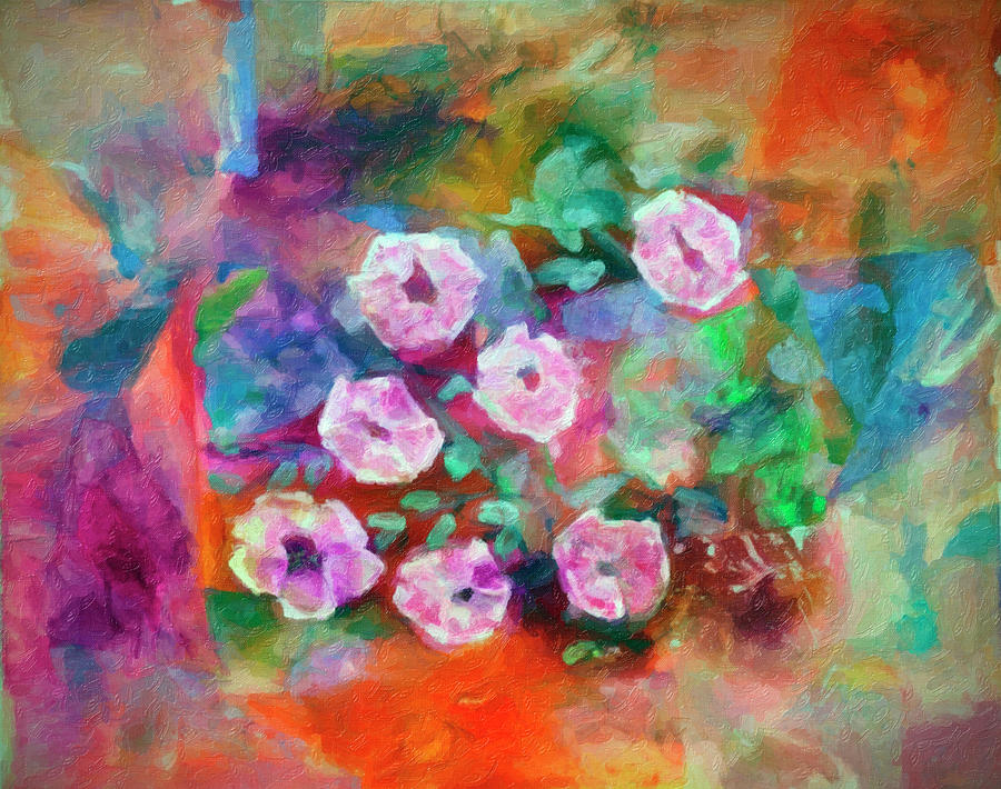 Flowers Digital Art by Don Wright