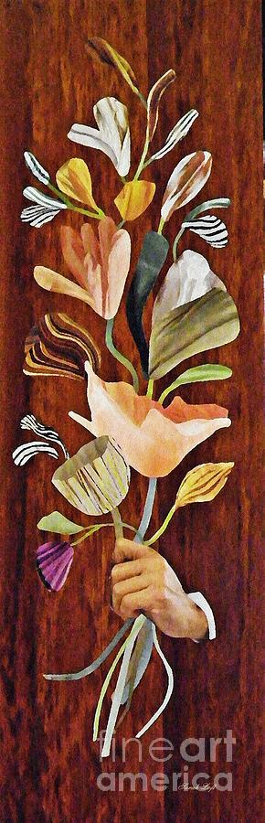 Flowers for Catherine Mixed Media by Sarah Loft