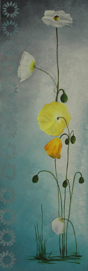 Poppy Painting - Flowers for Everyone by Nila Jane Autry