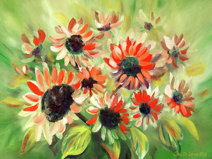 Flowers Painting by Gina De Gorna