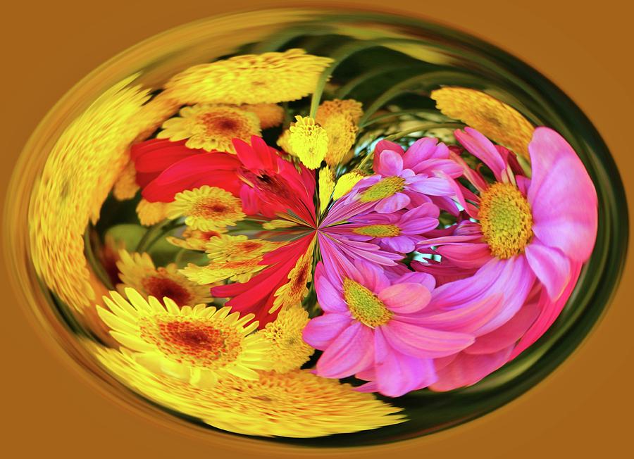 Flowers In A Bubble Photograph by Cynthia Guinn