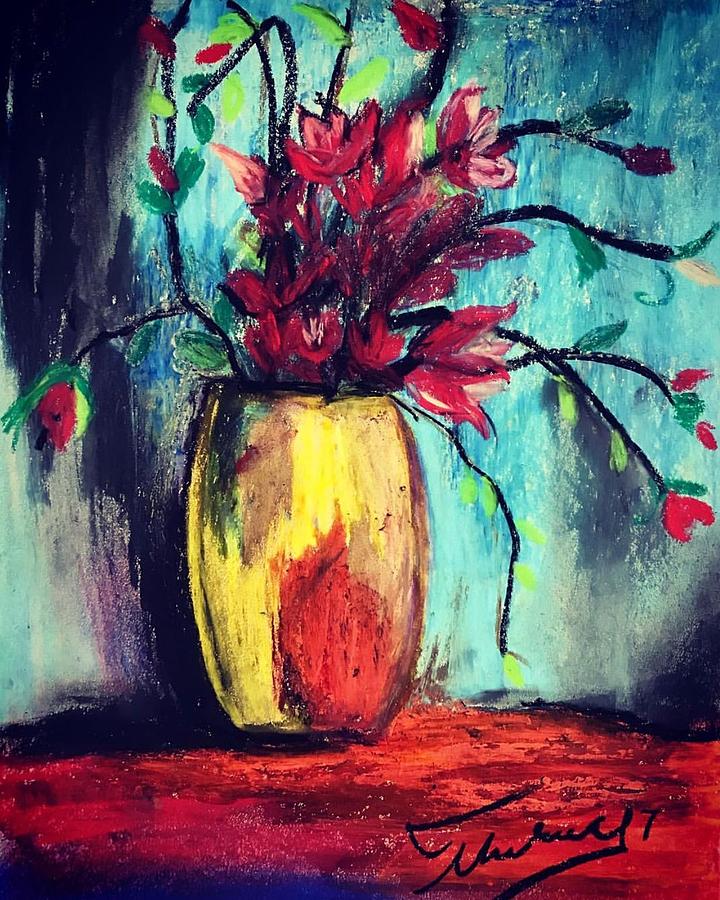 Flowers in a vase by Thelma Delgado Flowers in a vase by Thelma Delgado