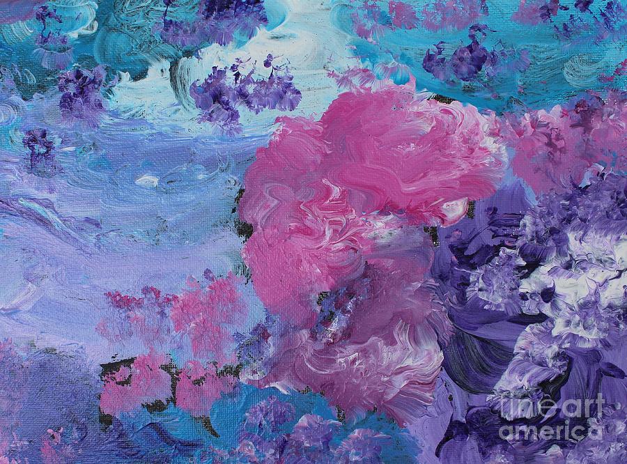 Flowers In The Clouds Painting by Sarahleah Hankes