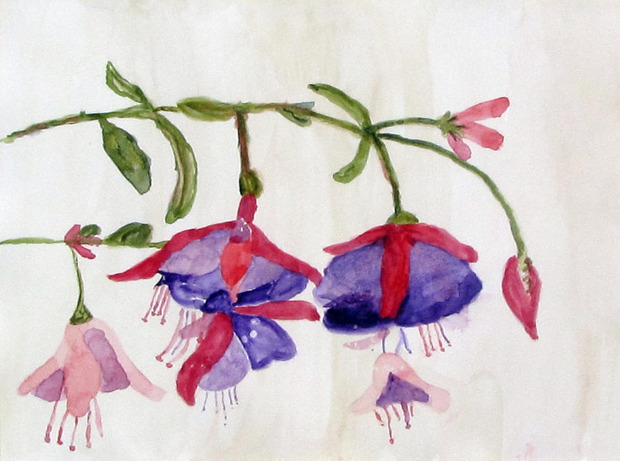 Flowers Painting by Kathleen Barnes