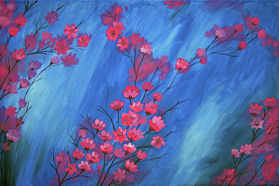 Flower Painting - Flowers by Laxmi Khire