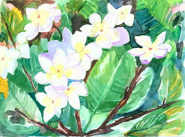 Flower Painting - Flowers by Mousumi Mani Flower Painting - Flowers by Mousumi Mani