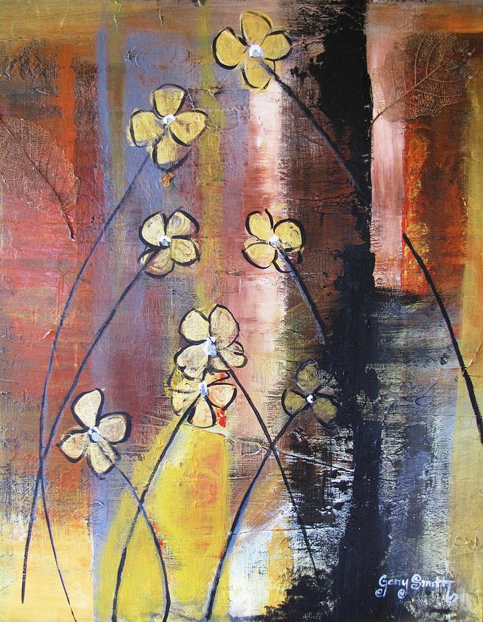 Flowers of Gold Painting by Gary Smith
