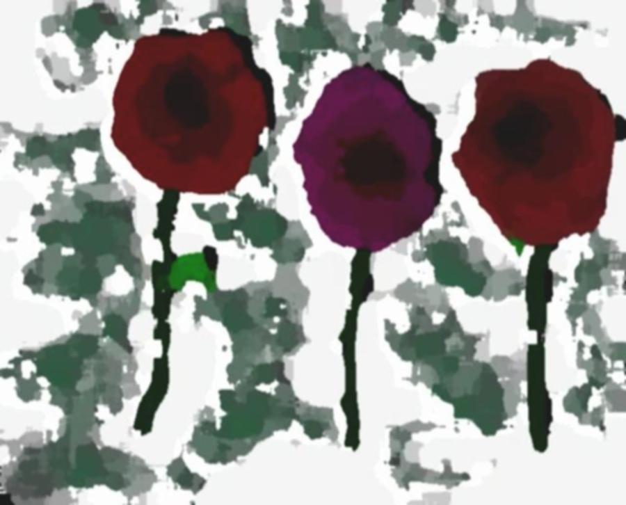 Flowers of love Digital Art by Dr Loifer Vladimir