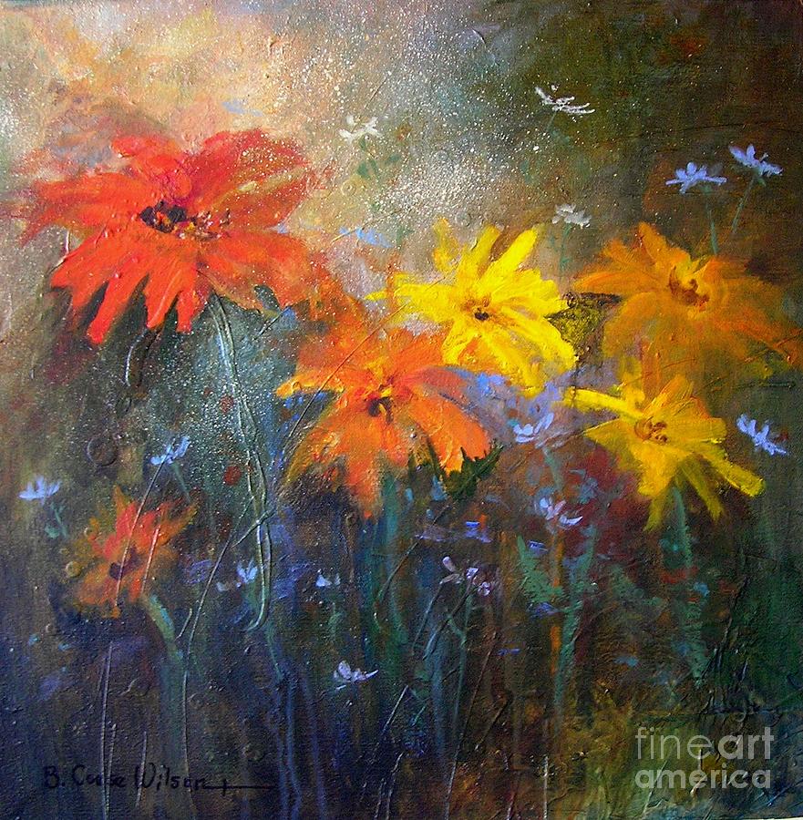 Flowers of the Field Painting by Barbara Couse Wilson