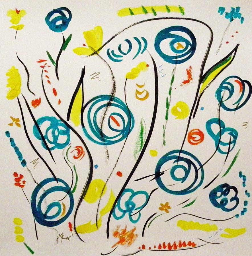 Flowers on the Loose Painting by Mary Carol Williams