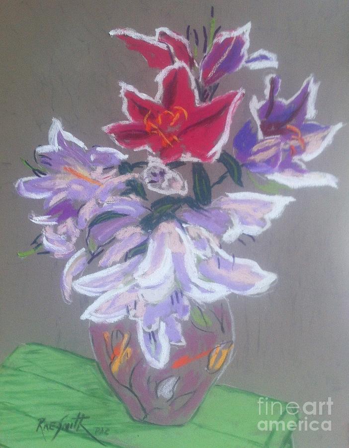 Flowers  Pastel by Rae  Smith PAC