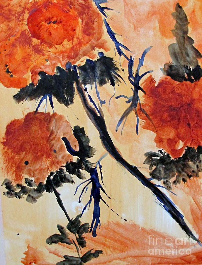 Flowers Painting by Sandy McIntire