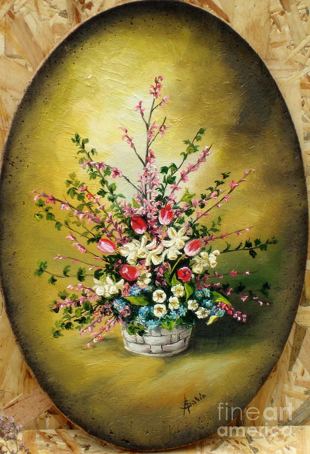 Flowers Painting by Sorin Apostolescu