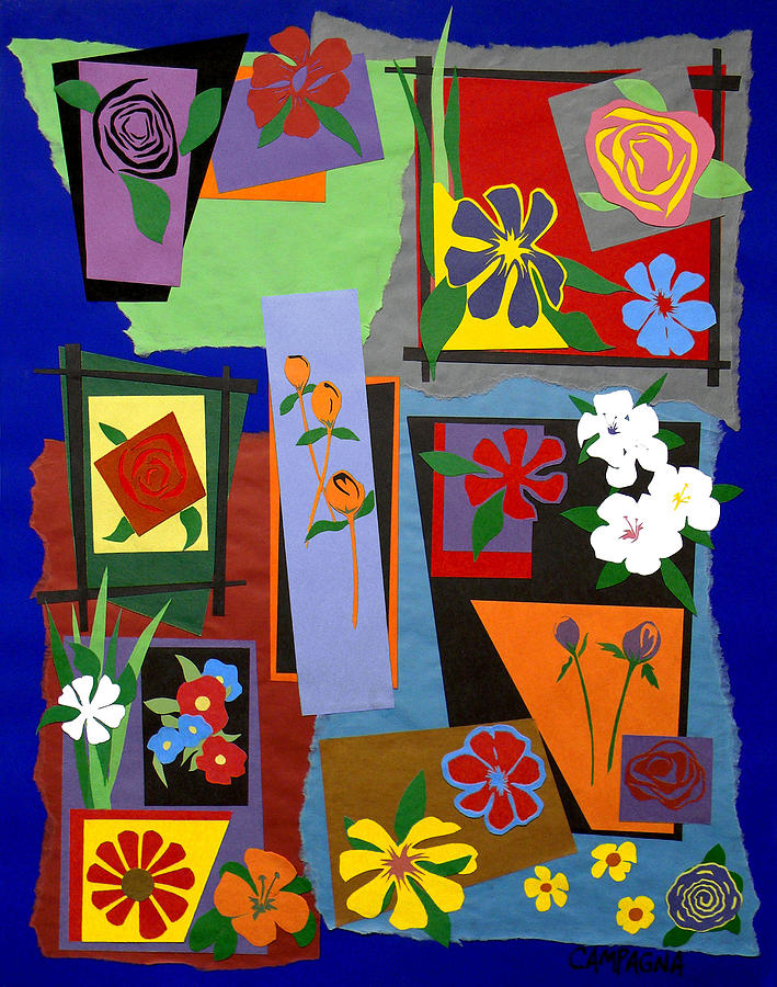 Flowers Study 1 Tapestry - Textile by Teddy Campagna