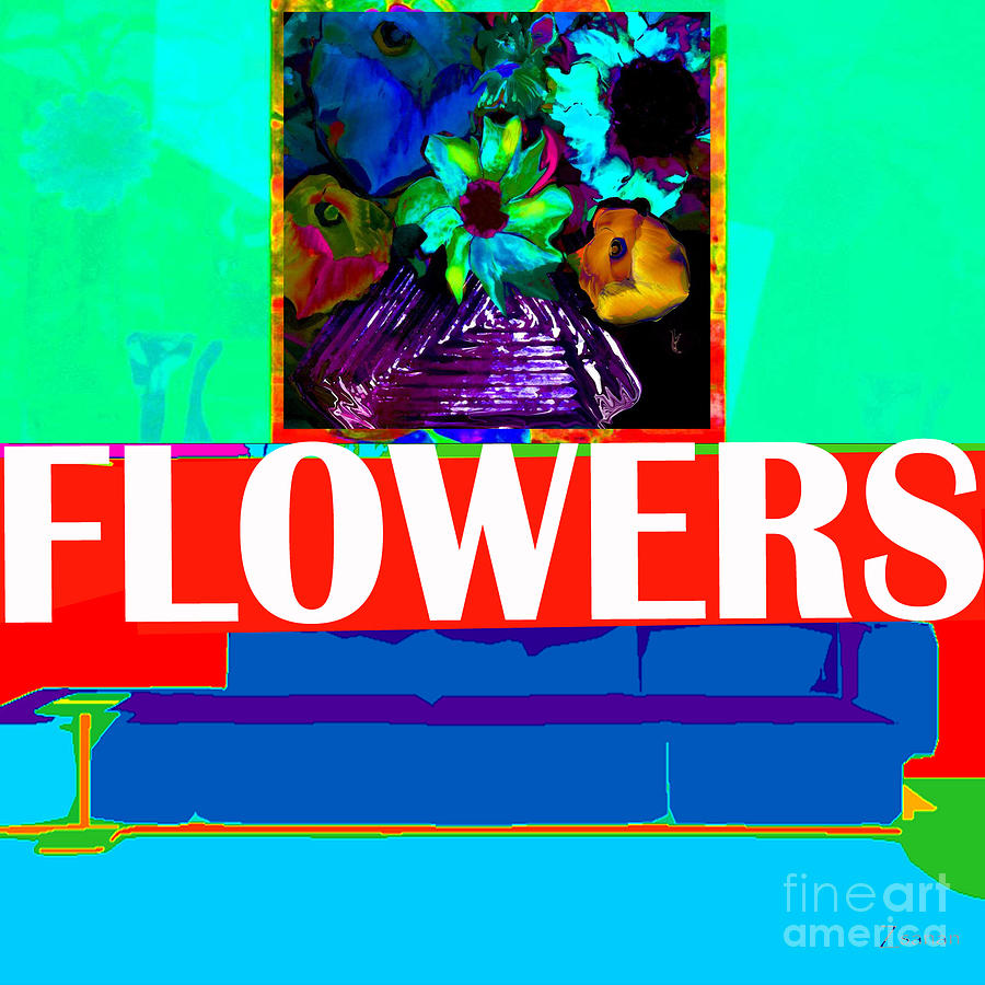 Flowers Digital Art by Zsanan Studio