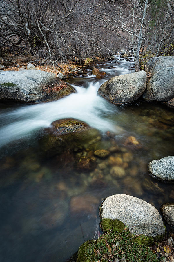 Flowing Between Boulders Photograph by Rick Strobaugh