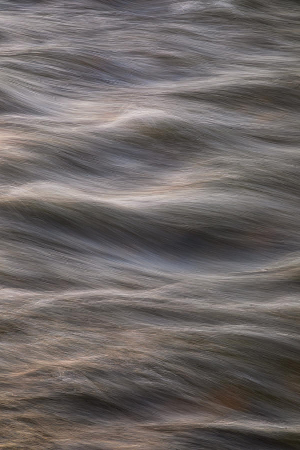 Flowing Creek Sunset Abstract Portrait Photograph by James BO Insogna