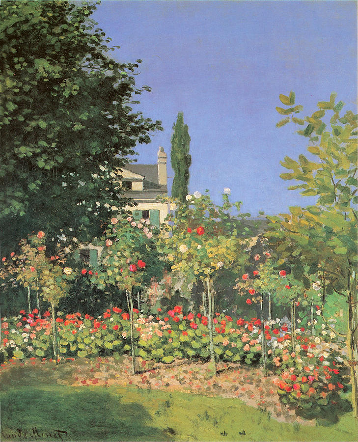 Flowing Garden Photograph by Claude Monet