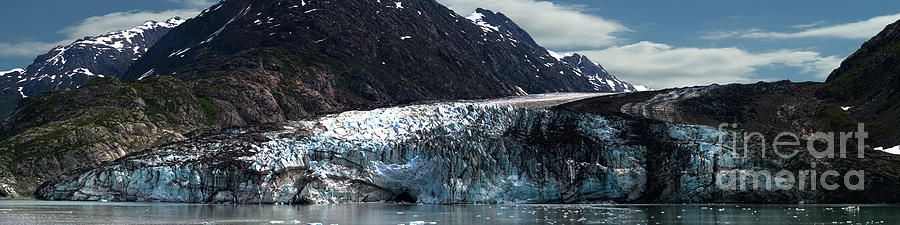 Flowing Glacier - Alaska Photograph by Rebecca Snyder