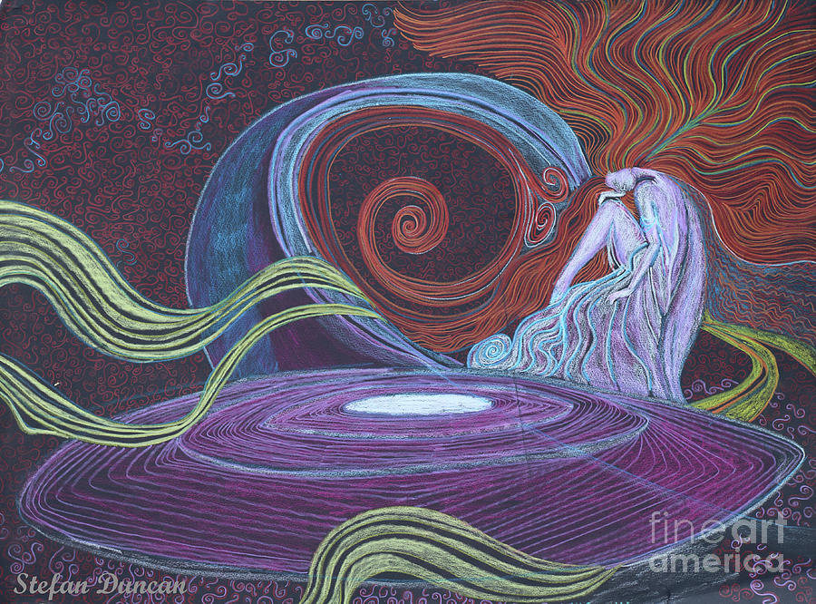 Flowing In Ecstasy Painting by Stefan Duncan