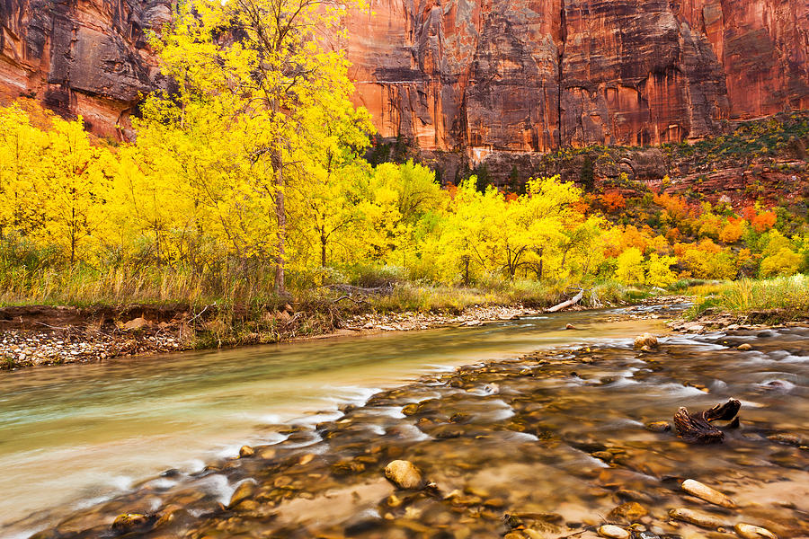 Flowing Into Autumn Photograph by James Marvin Phelps Flowing Into Autumn Photograph by James Marvin Phelps