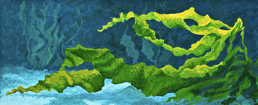 Flowing Kelp Painting by Marion Rose