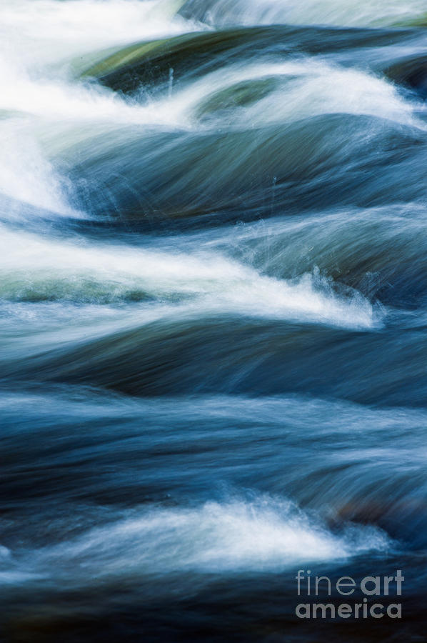 Abstract Photograph - Flowing River by Bill Brennan - Printscapes