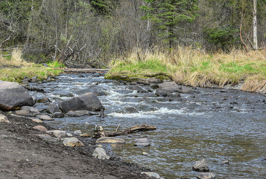 Kenai River Photograph - Flowing River by Crewdson Photography Kenai River Photograph - Flowing River by Crewdson Photography
