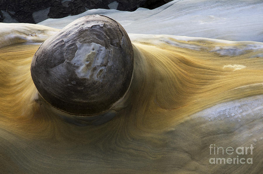 Landscape Photograph - Flowing Rock 1 by Bob Christopher