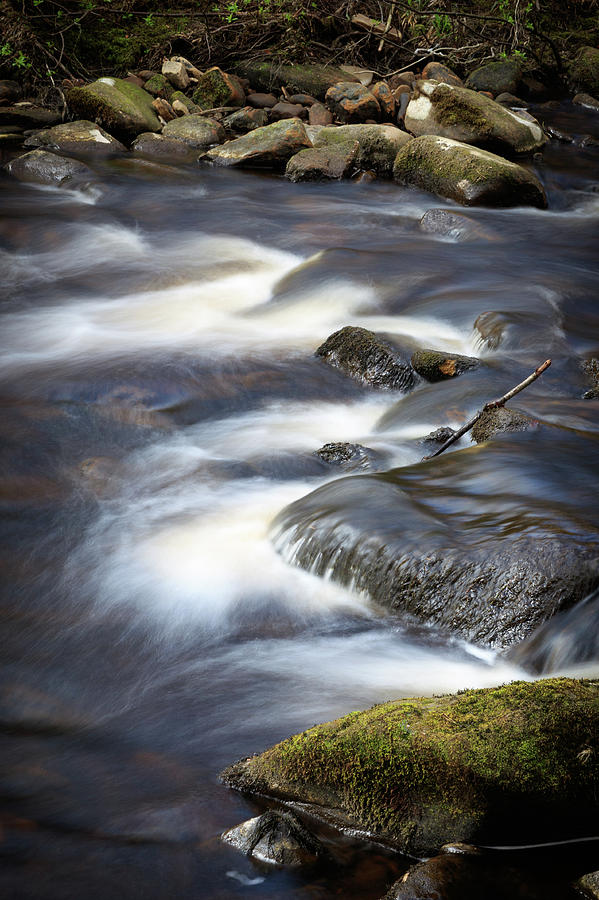 Flowing stream  Photograph by Chris Smith