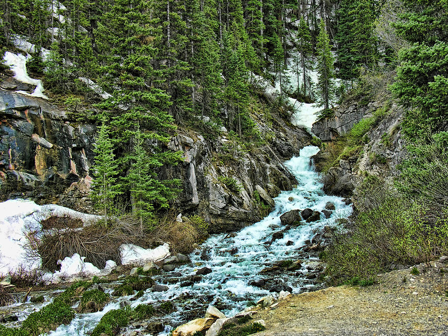 Flowing Stream  HDR Photograph by Adam Vance