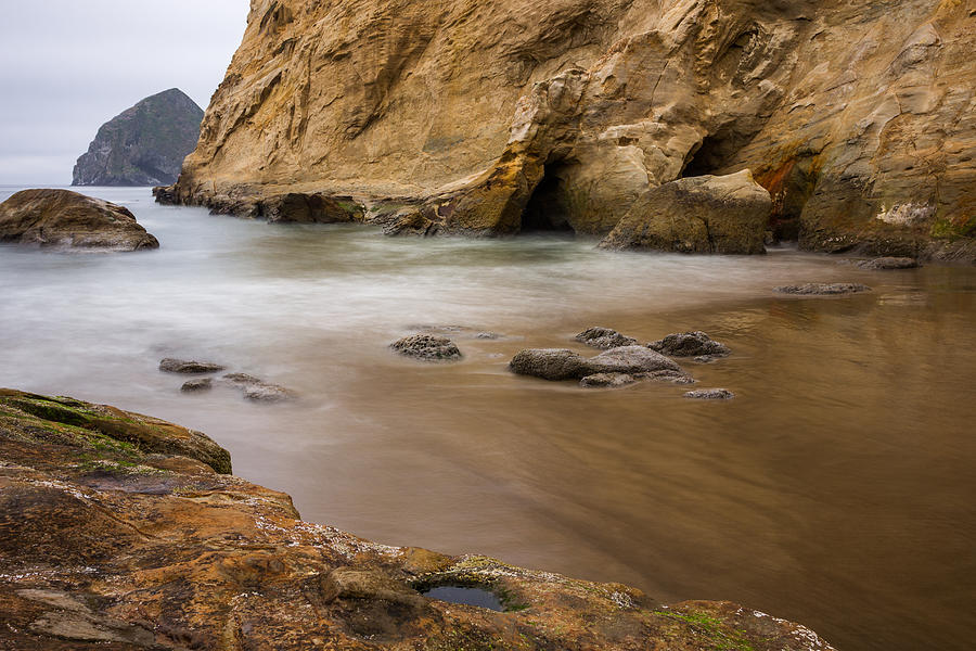 Beach Photograph - Flowing Through by Calazones Flics