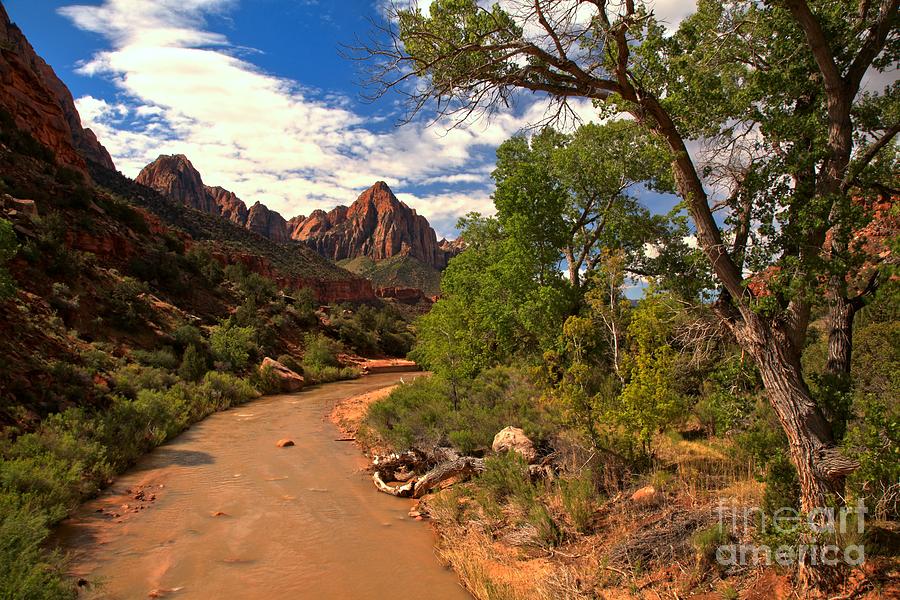 Flowing To The Watchman Photograph by Adam Jewell