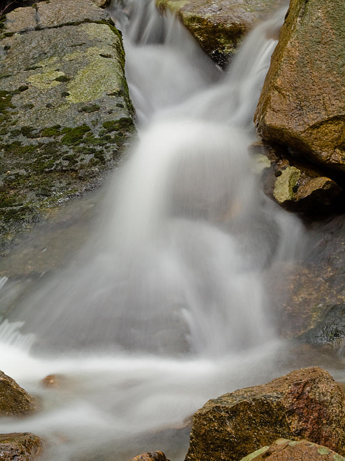 Flowing Water - Vertical Photograph by Jim DeLillo