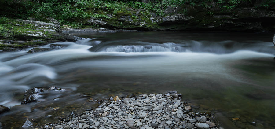Landscape Photograph - Flowing Water In Great Smoky Mountains 2 by William Shackelford Landscape Photograph - Flowing Water In Great Smoky Mountains 2 by William Shackelford