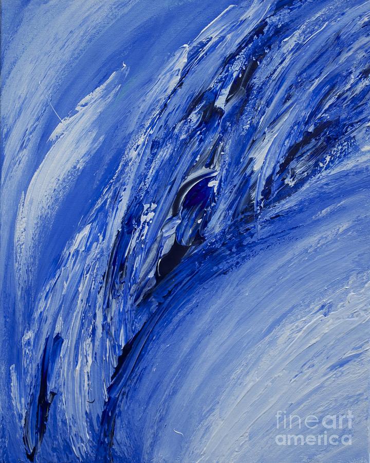 Abstract Painting - Flowing Waters  by Lisa  Telquist