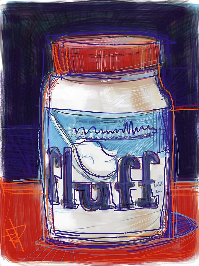 Jar Digital Art - Fluff by Russell Pierce