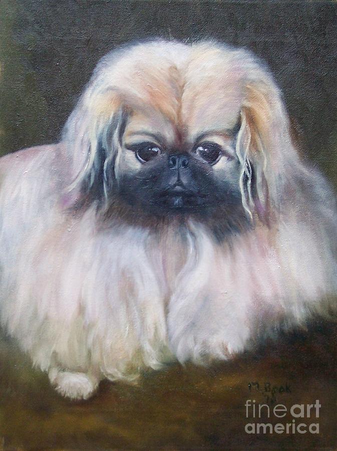 Fluffball Painting by Marlene Book