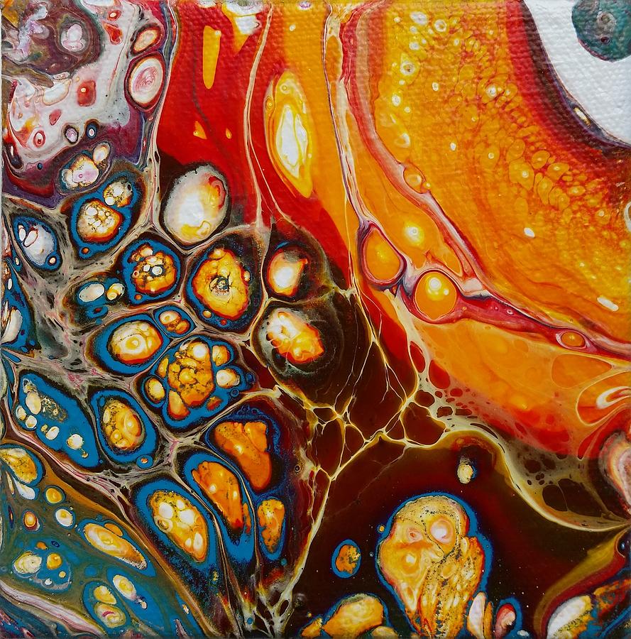 Fluid Art 1 Painting by Stephanie Estrin - Fine Art America