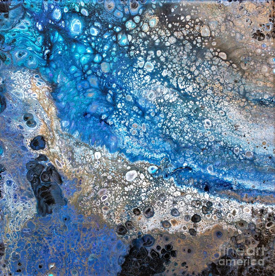 Abstract Painting - Fluid Channel  by Christie Webb