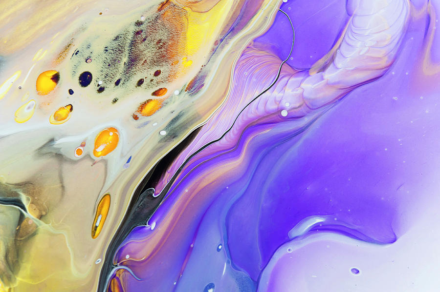 Abstract Photograph - Fluid Harmony Fragment by Jenny Rainbow