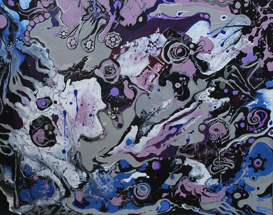 Abstract Painting - Fluidity by Diann Baggett