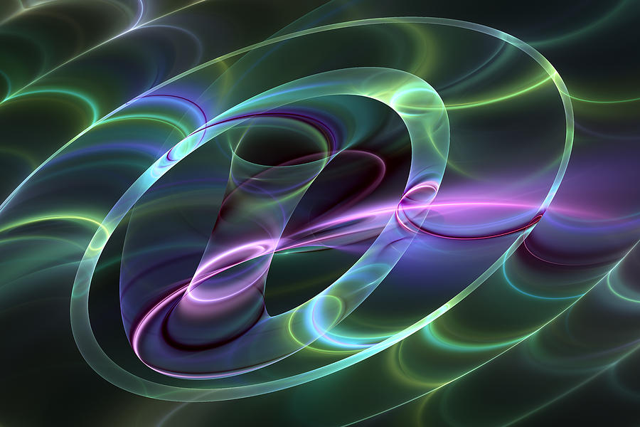 Abstract Digital Art - Fluorescent and abstract by Gabiw Art