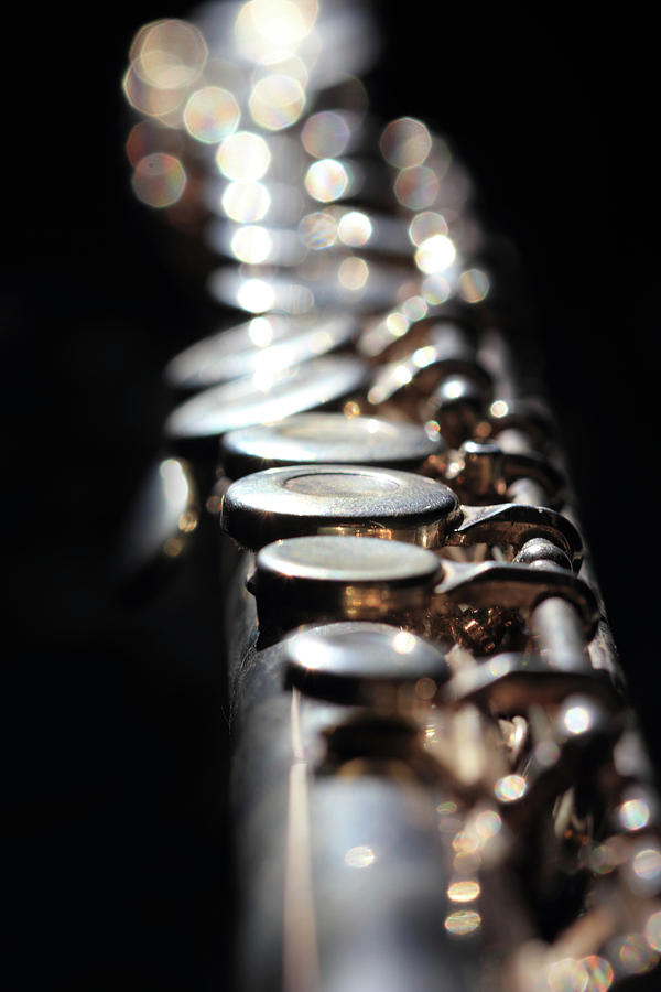 Flute Close Up Photograph by Angela Murdock