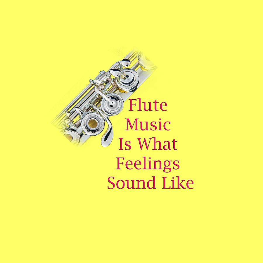 Flute Is What Feelings Sound Like 5572.02 Photograph by M K Miller